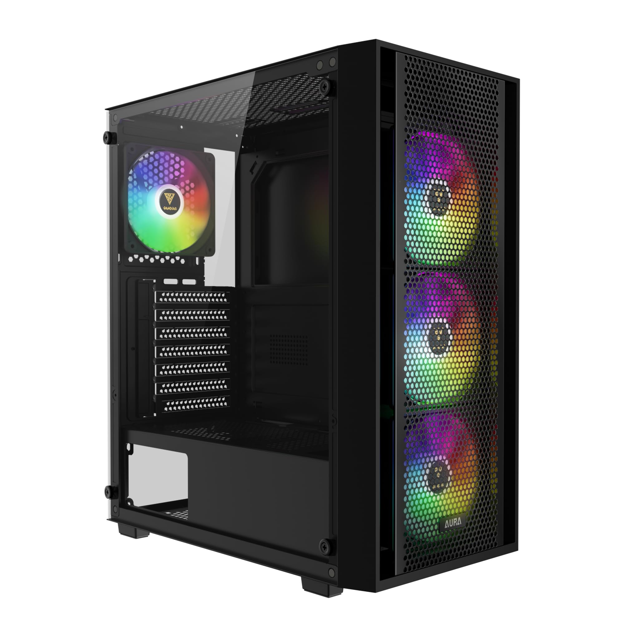 GAMDIAS AURA GC2 ELITE ARGB Case: Budget Gaming PC Case Review 2025