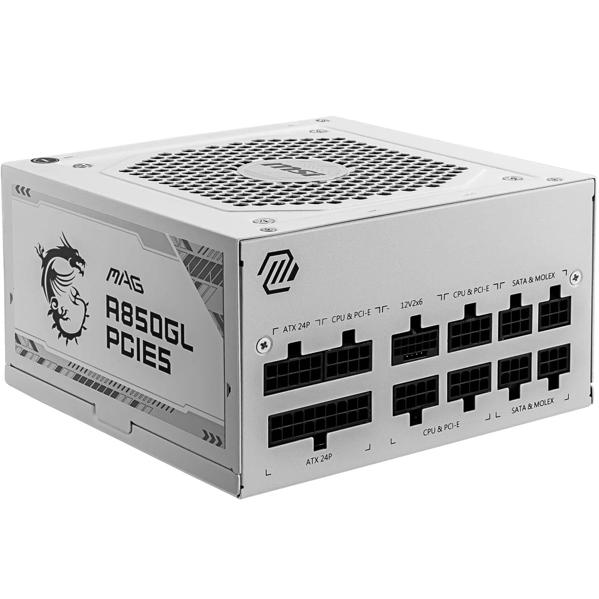 MSI MAG A850GL PCIE5 WHITE PSU Review
