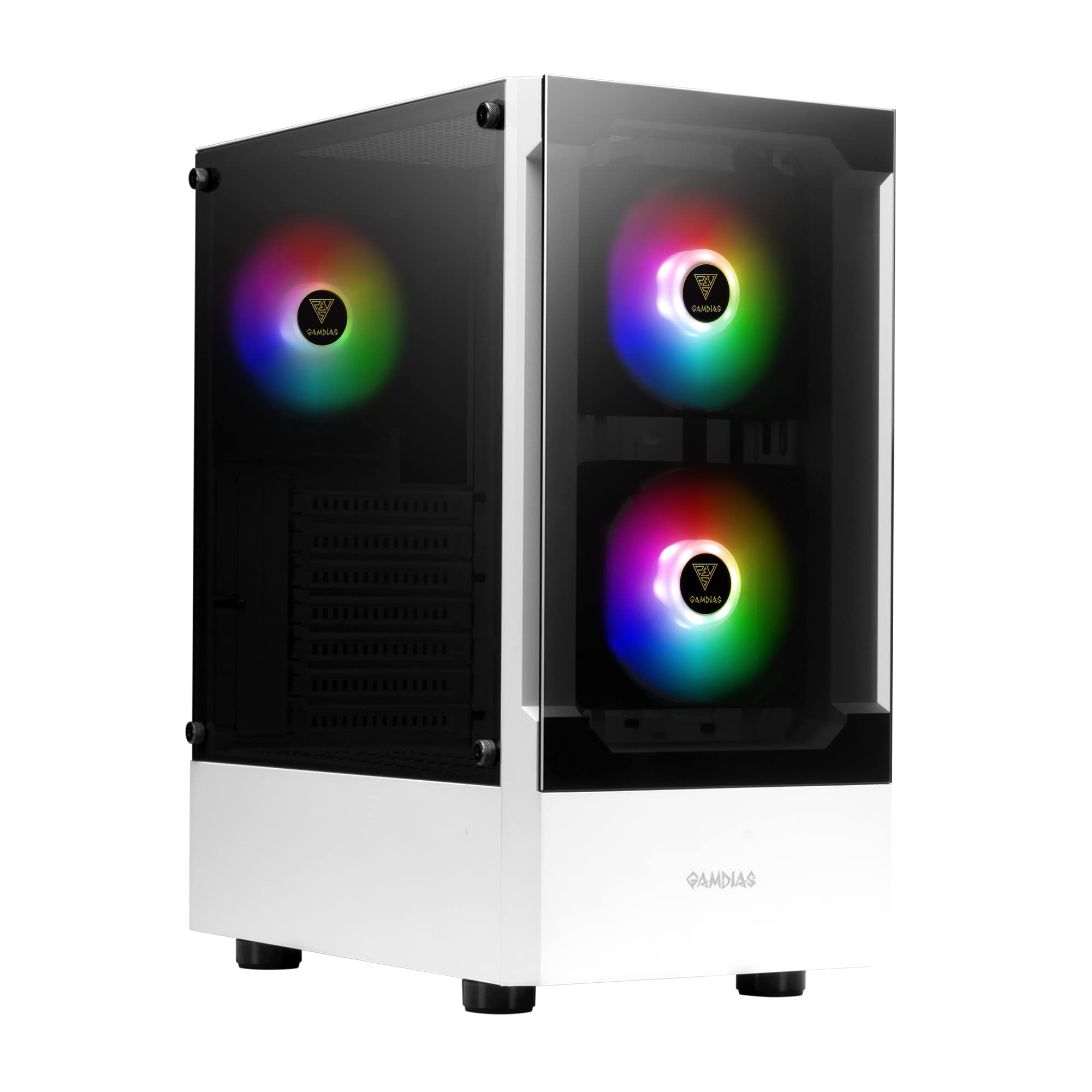 GAMDIAS TALOS E3 White Gaming PC Case Review UK 2026