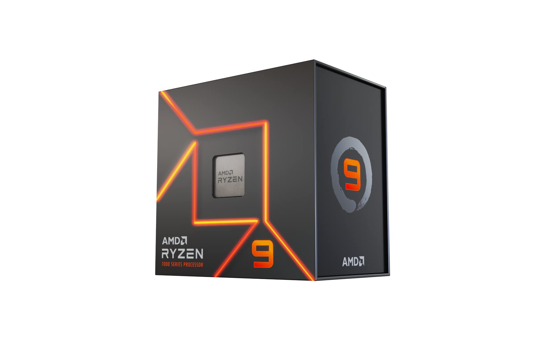 AMD Ryzen 9 7900X Processor (integrated Radeon Graphics, 12 cores/24 threads, 170W TDP, AM5 Socket, 76MB cache, up to 5.6 GHz max boost, no cooler)