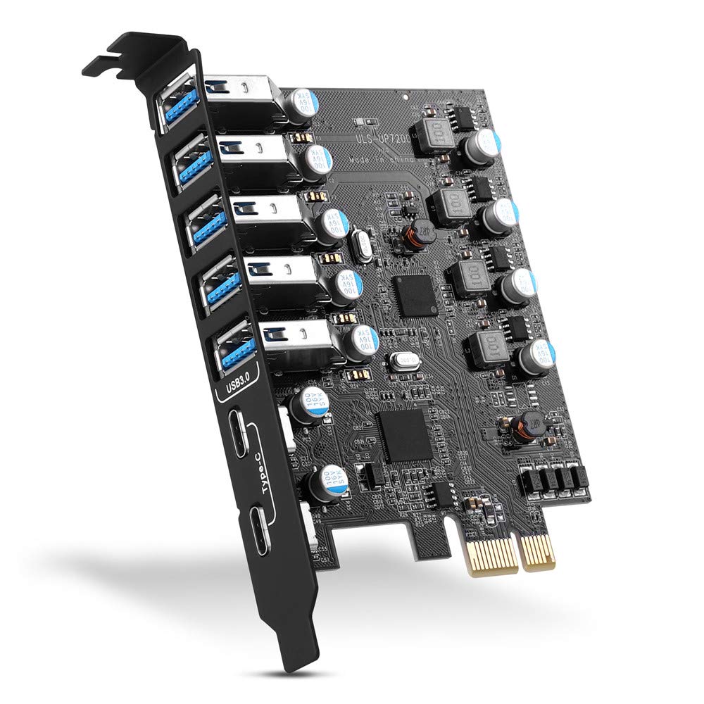 7-Port PCIe USB 3.0 Expansion Card Review UK 2025