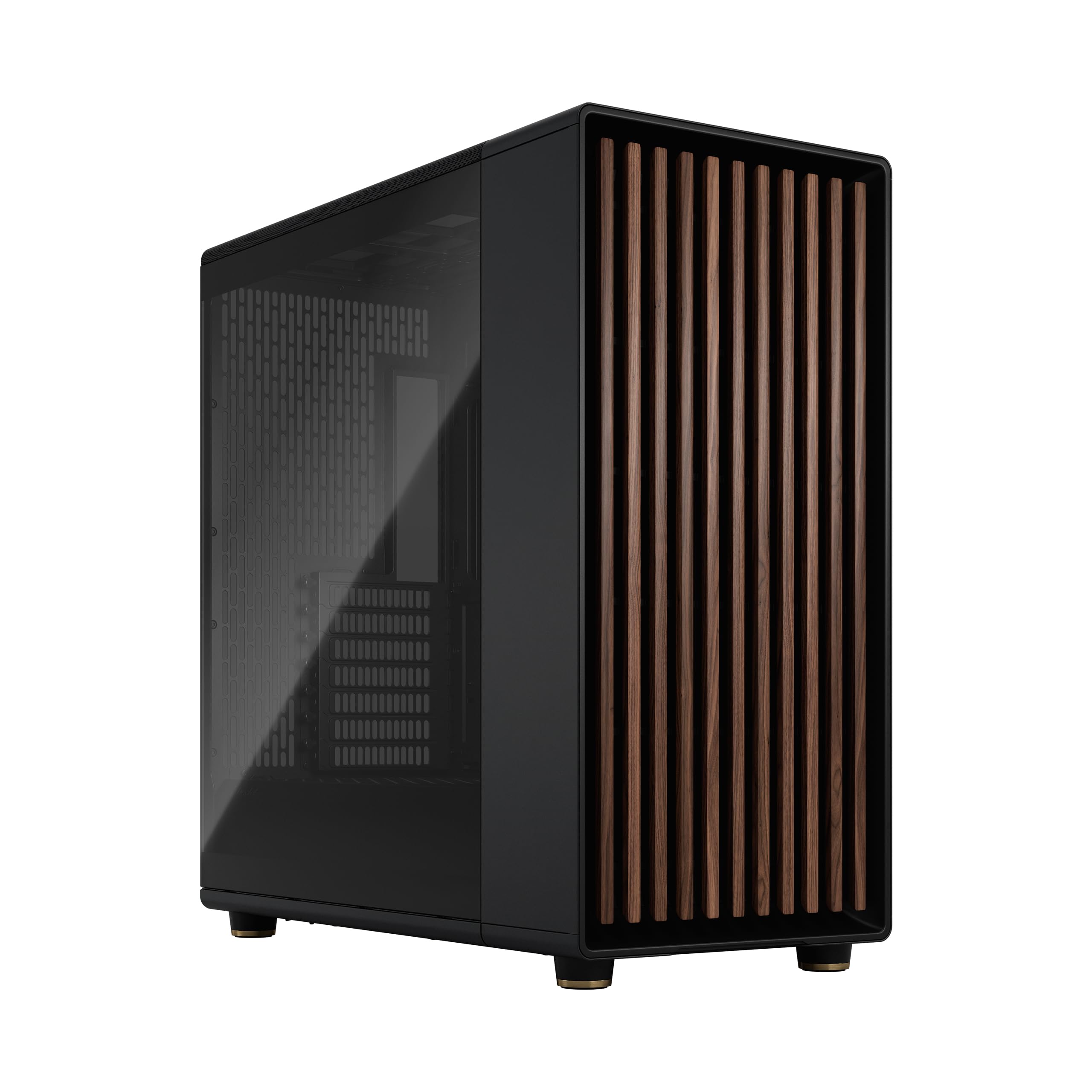 Fractal Design North XL Charcoal Black TG- three 140mm
