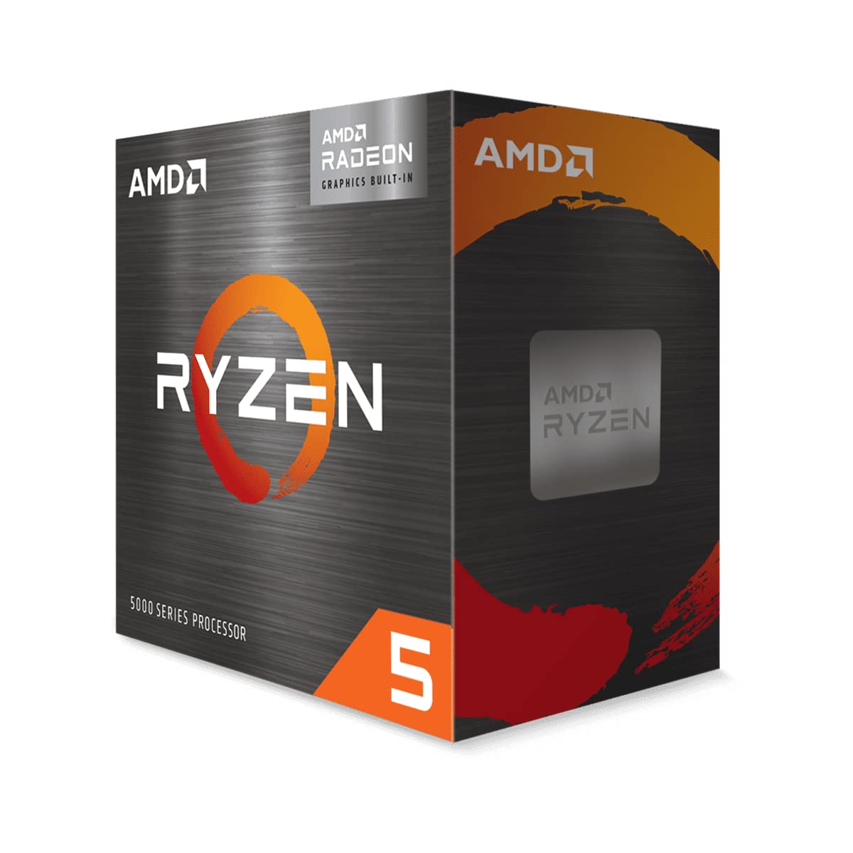 AMD Ryzen 5 5600G processor ( integrated Radeon Graphics, 6 Cores /12 Threads, 65W DTP, AM4 Socket, 19MB cache, up to 4.4 Ghz max boost, wraith stealth cooler)