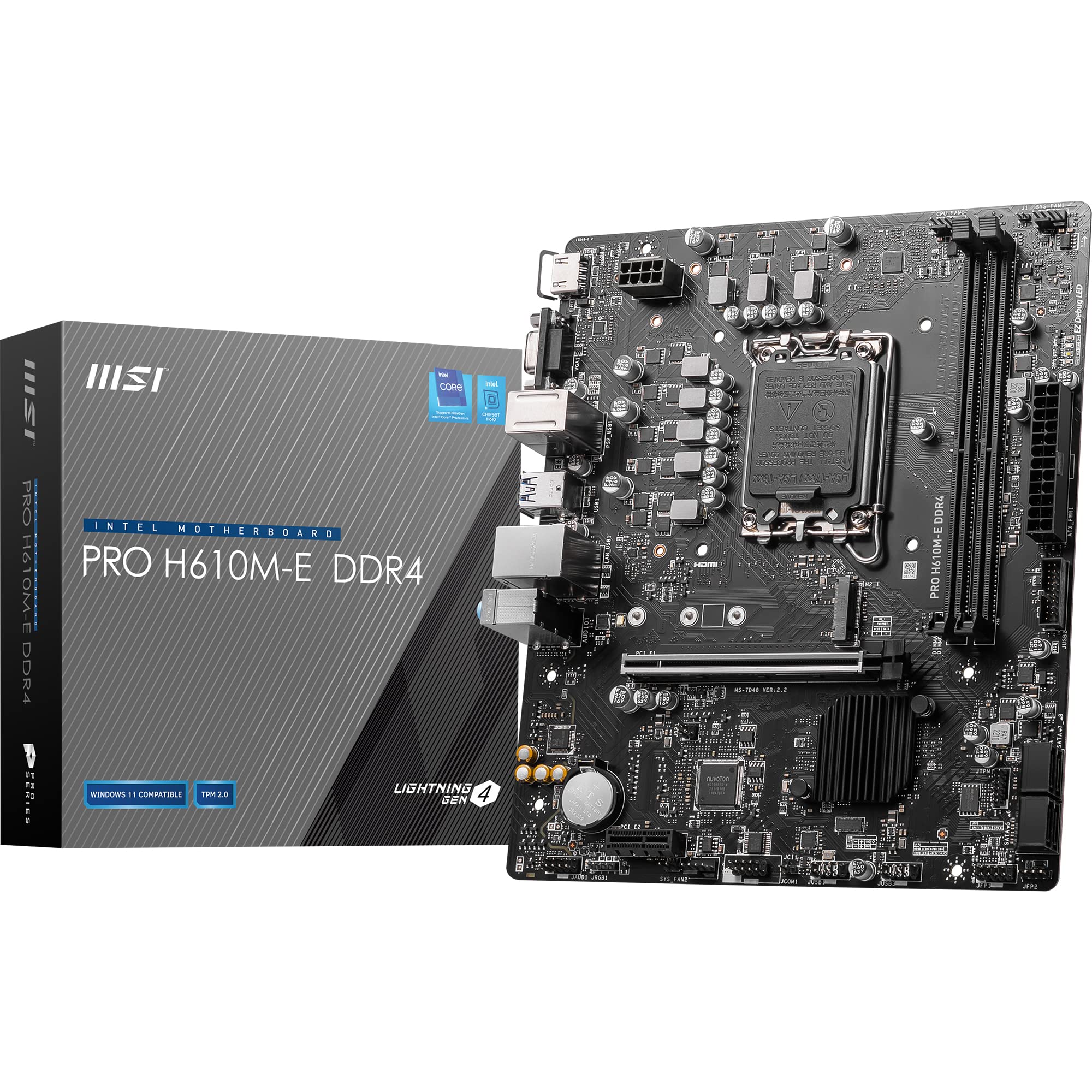 PRO H610M-E DDR4