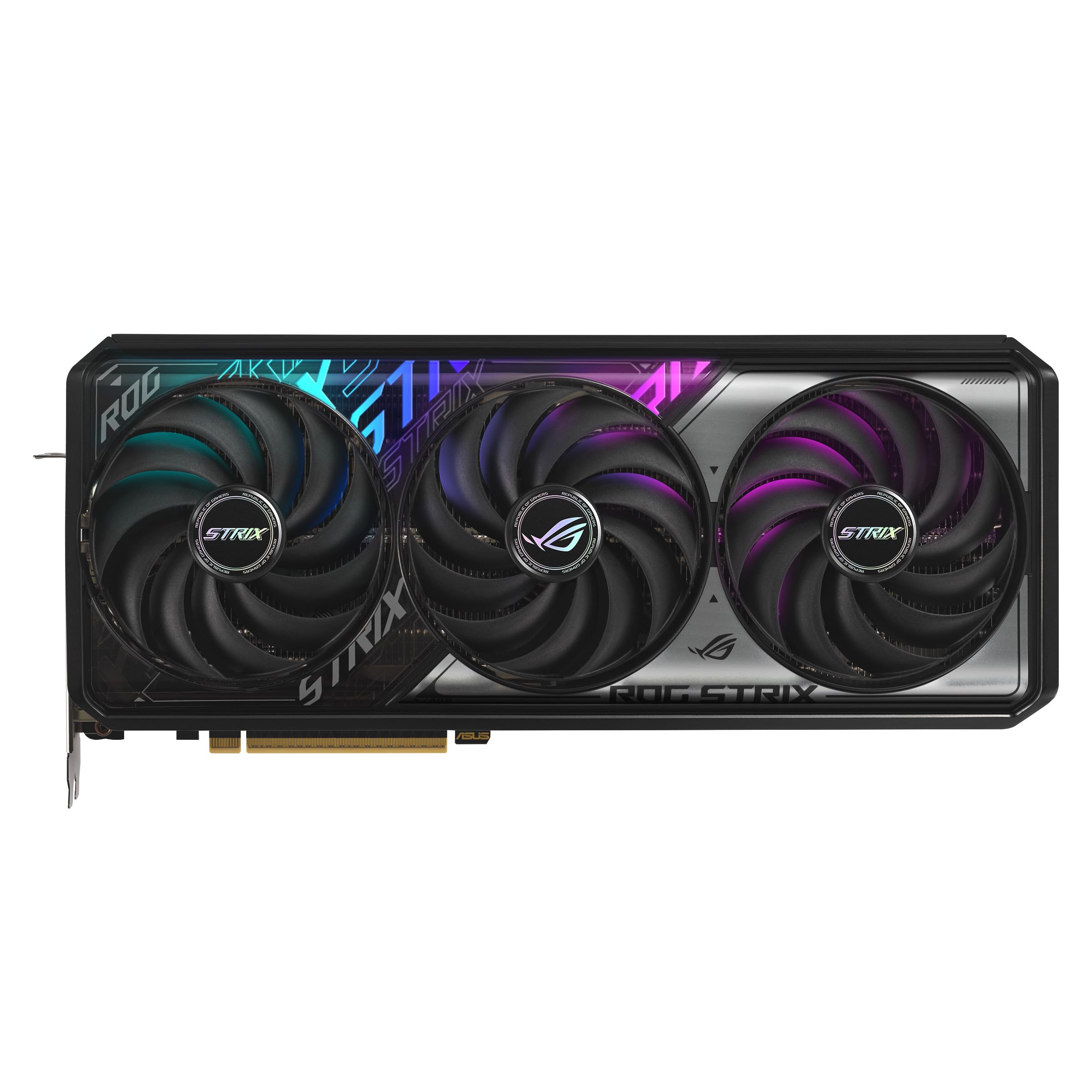 ASUS ROG STRIX RTX5070 OC, PCIe5, 12GB DDR7, 2 HDMI, 3 DP, 2685MHz Clock, RGB Lighting, Overclocked