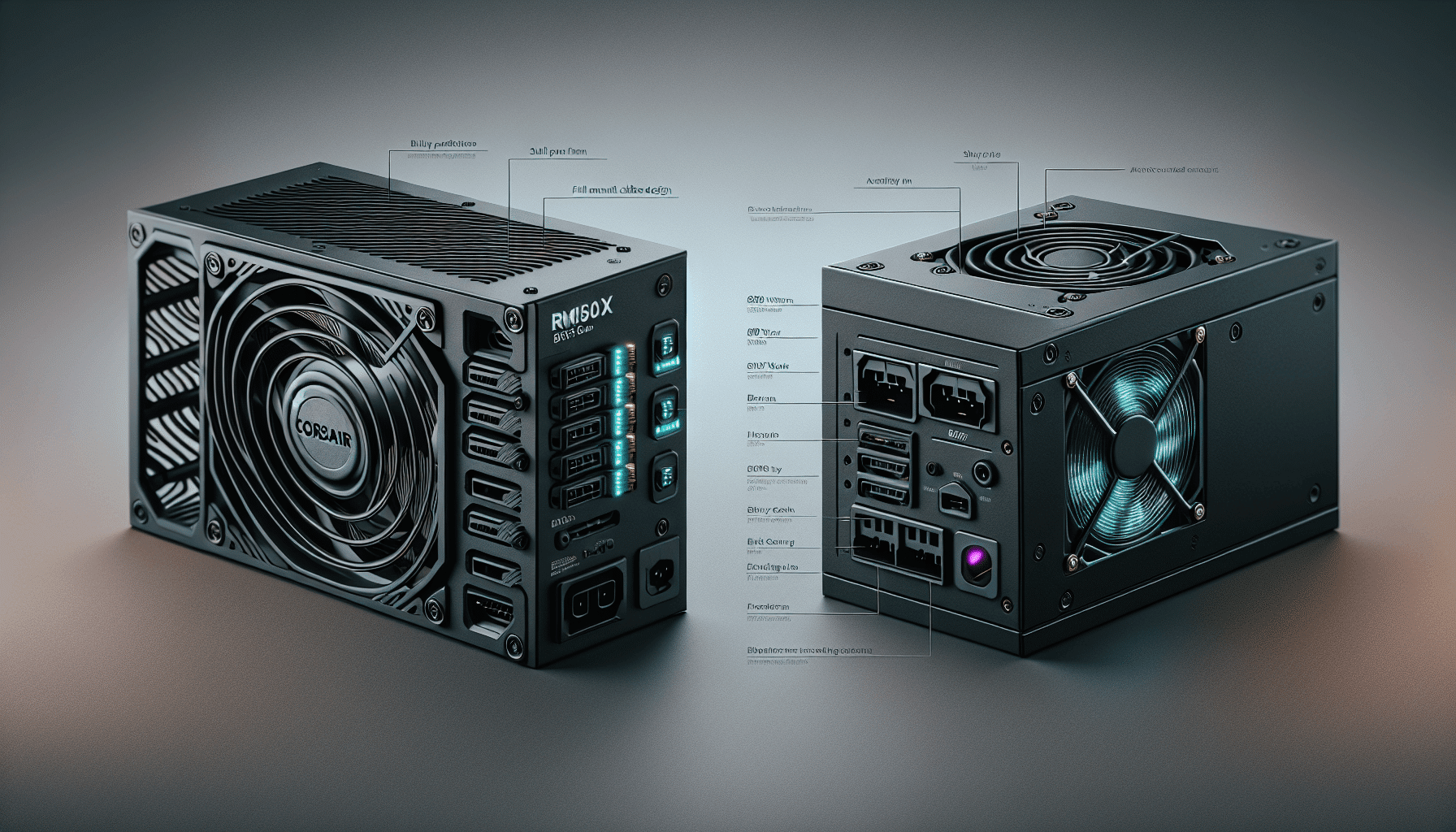 Best Itek Power Supplies: Corsair RM850x vs JUSTOP Black 750W