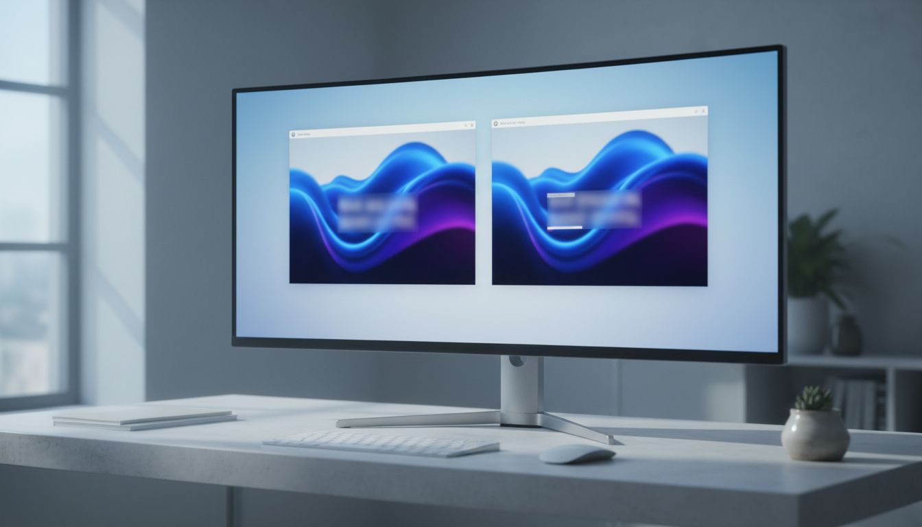 blurry 4k text