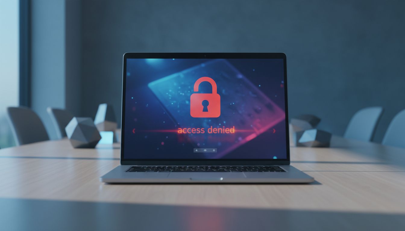 corporate laptop lockout