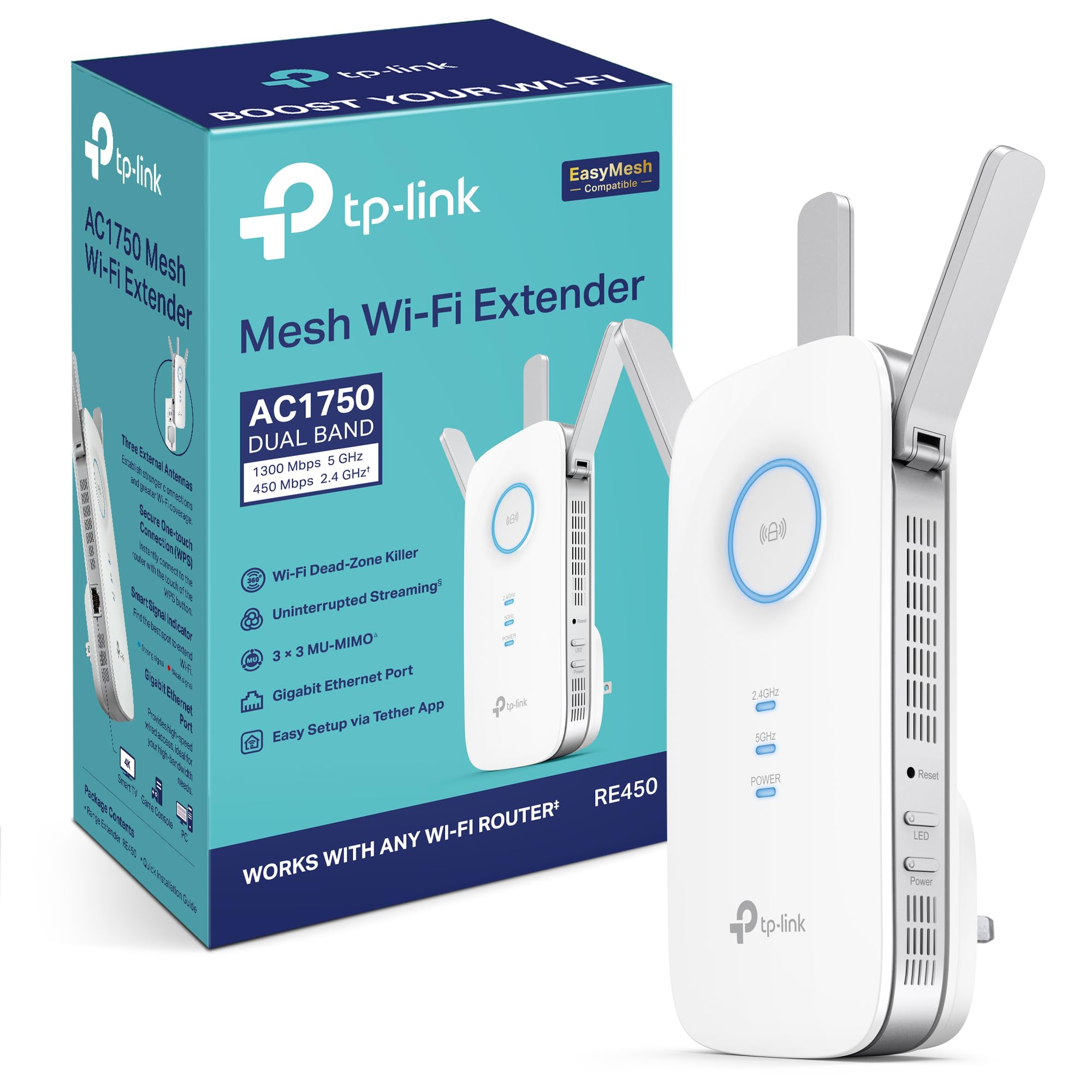 TP-Link RE450 WiFi Extender UK Review (2026) - Tested