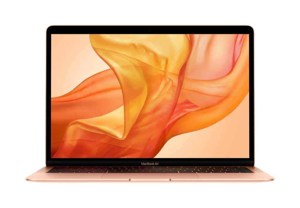 2019 Apple MacBook Air with 1.6GHz Intel Core i5 (13-inch, 8GB RAM, 128GB SSD Storage) (QWERTY English) Gold (Renewed)