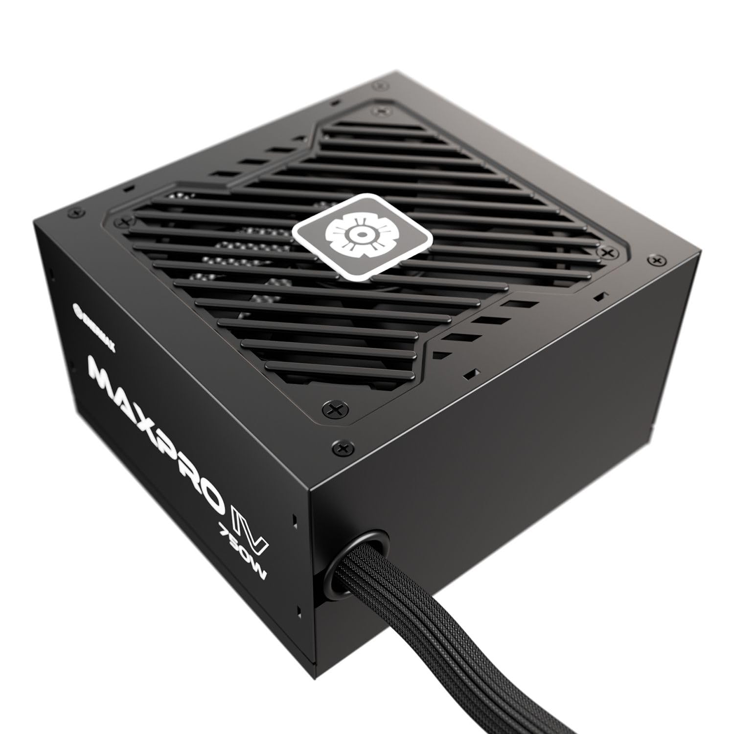ENERMAX MAXPRO IV 750 Watt Non-Modular ATX Gaming PC Power Supply Individual Mesh Sleeve Cable 80 Plus Low Noise 120 mm Fan Japan Capacitor with 5-Way Protection Circuit EMP750W