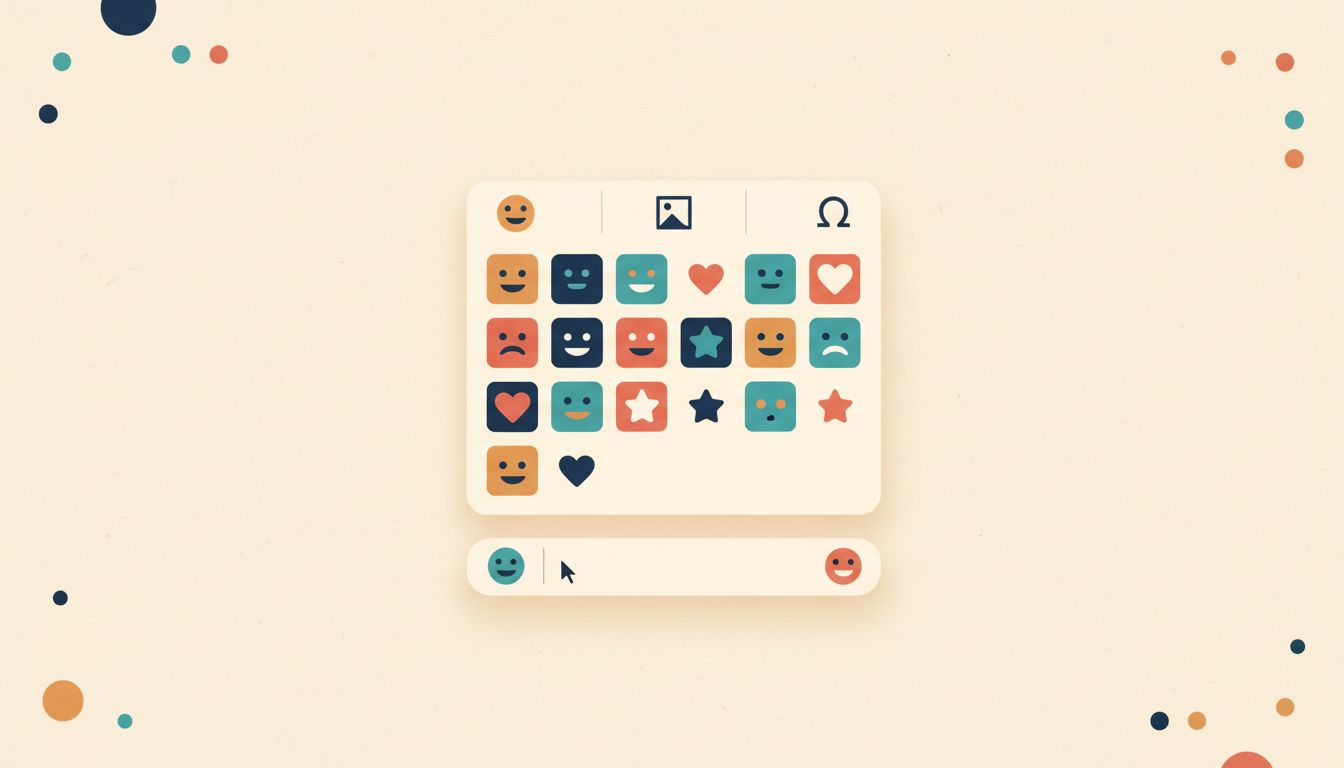 Win + . (Period): Emoji, GIFs, and Symbols Right in Your Text Field