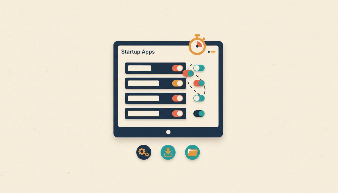 Disable unnecessary startup programs