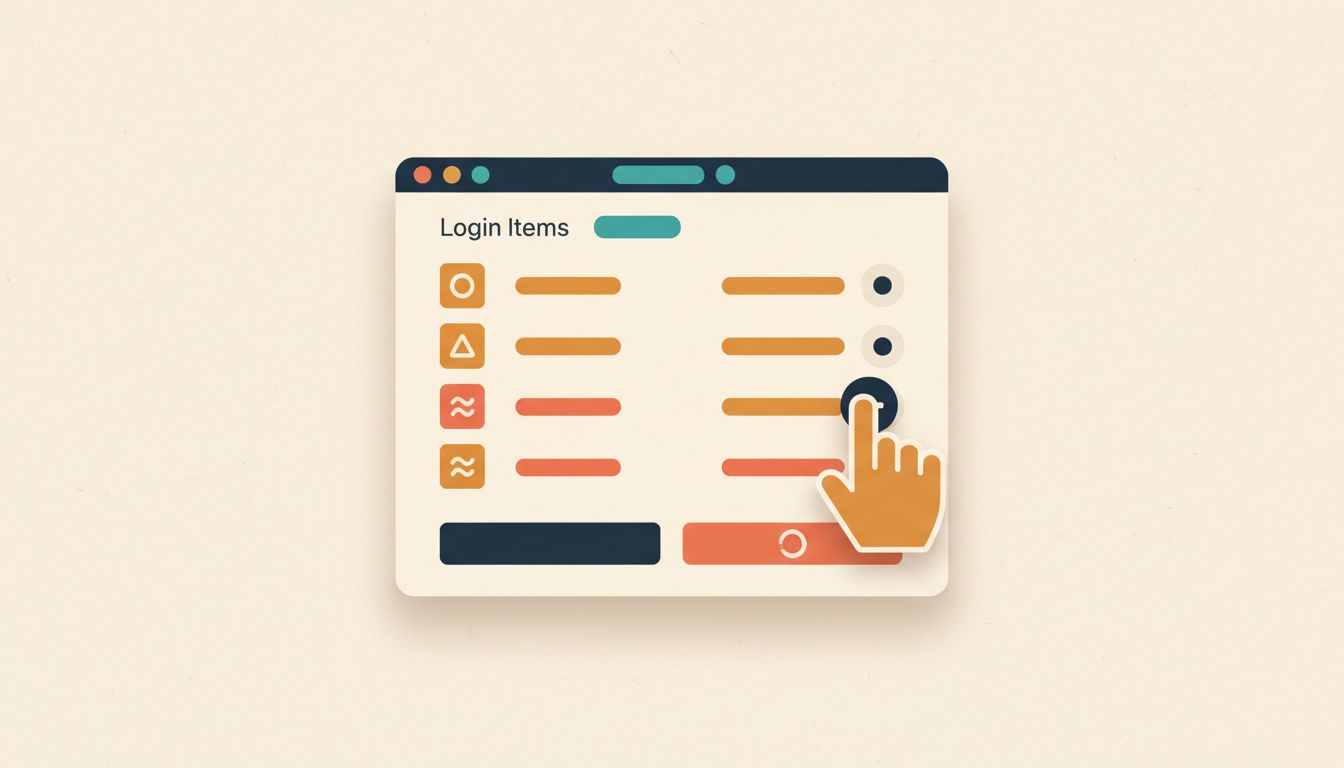 Cut your login items down to only what you actually need
