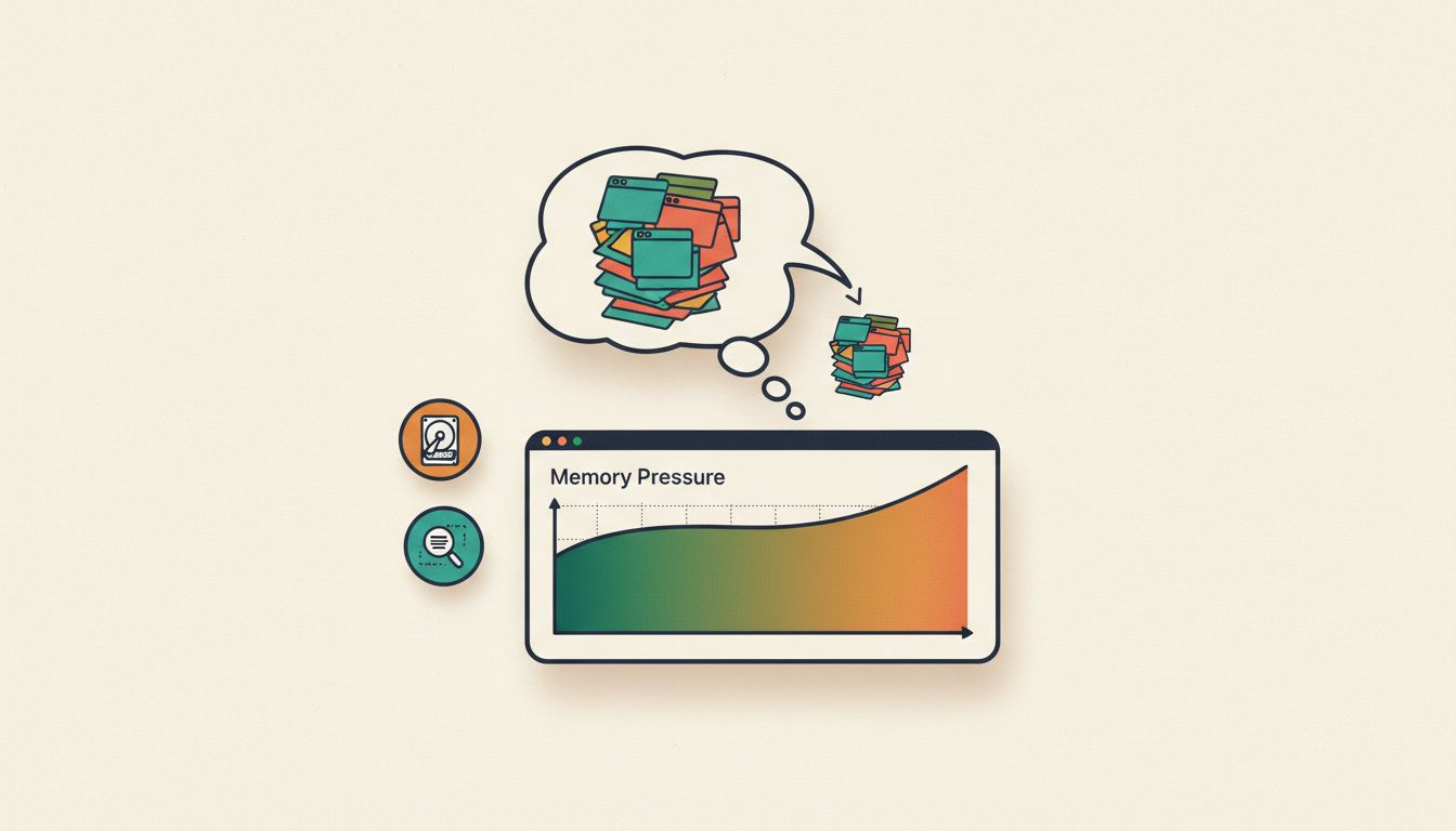 Check Memory Pressure and reduce concurrent app load