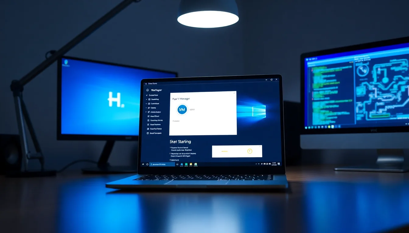 Hyper-V VM stuck starting
