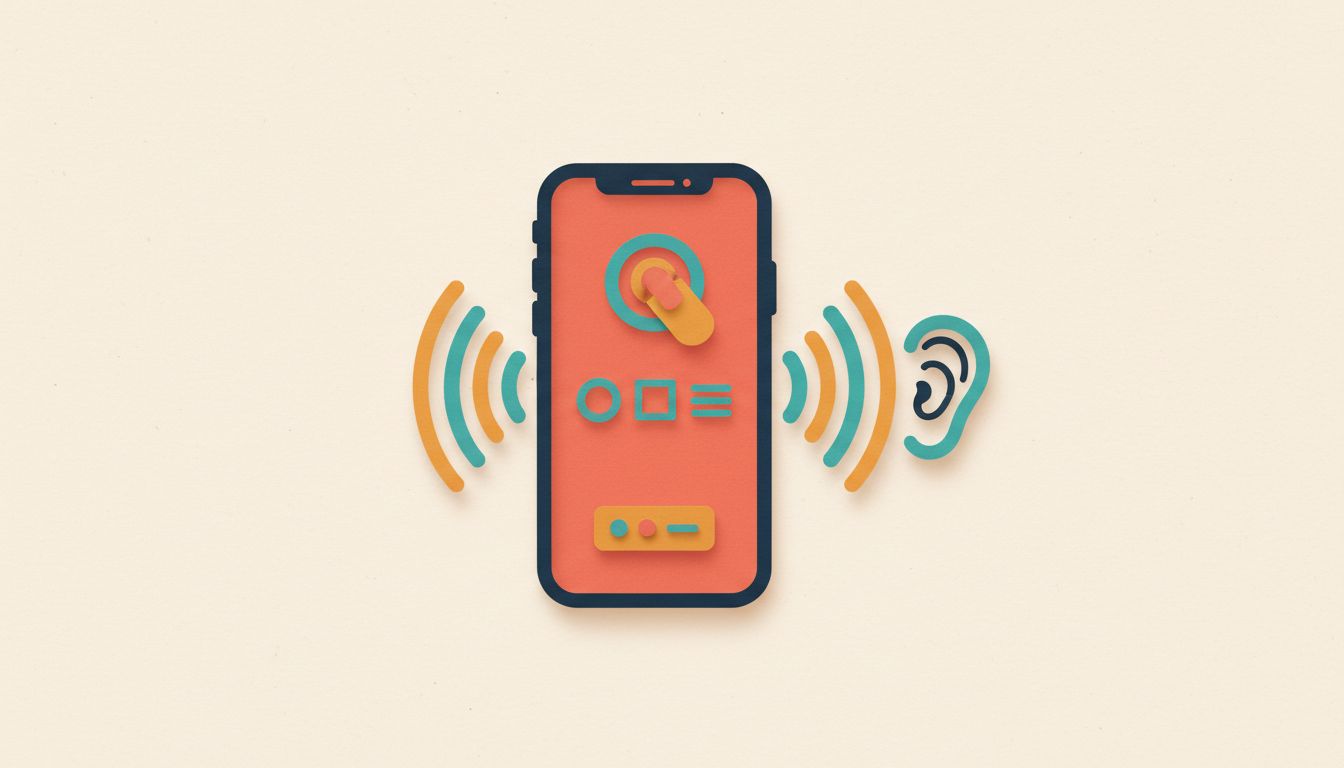 Enable VoiceOver to have everything on screen read aloud
