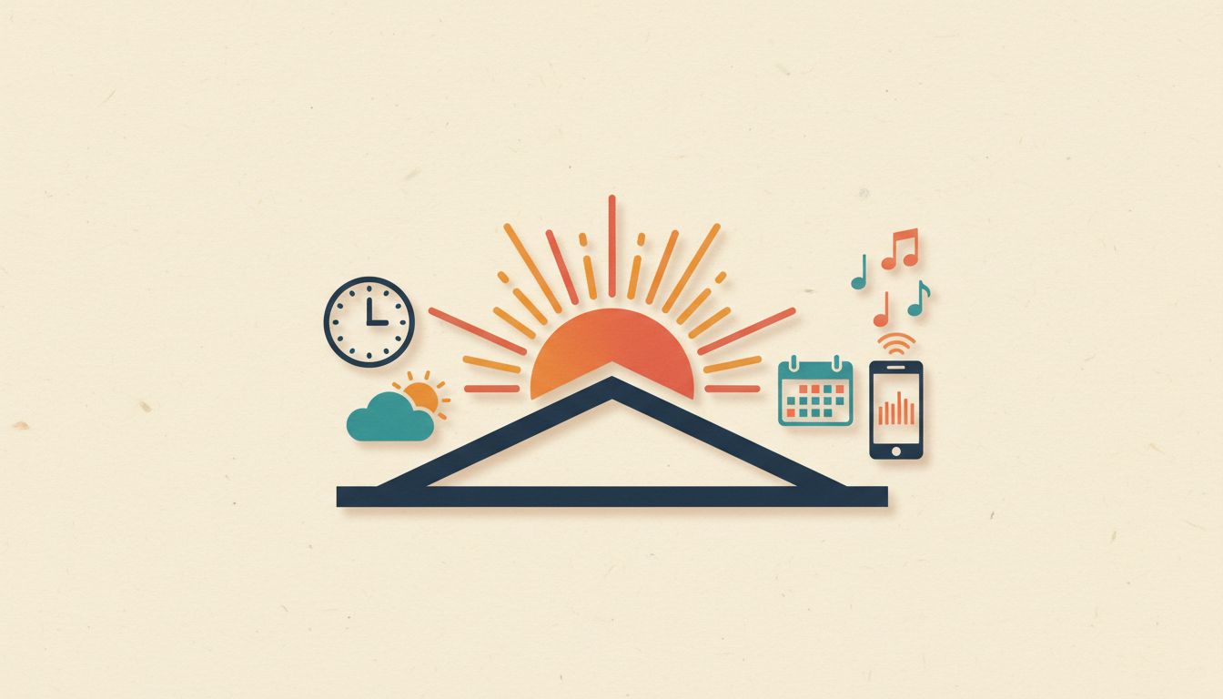 Build a morning routine that runs before you're even out of bed
