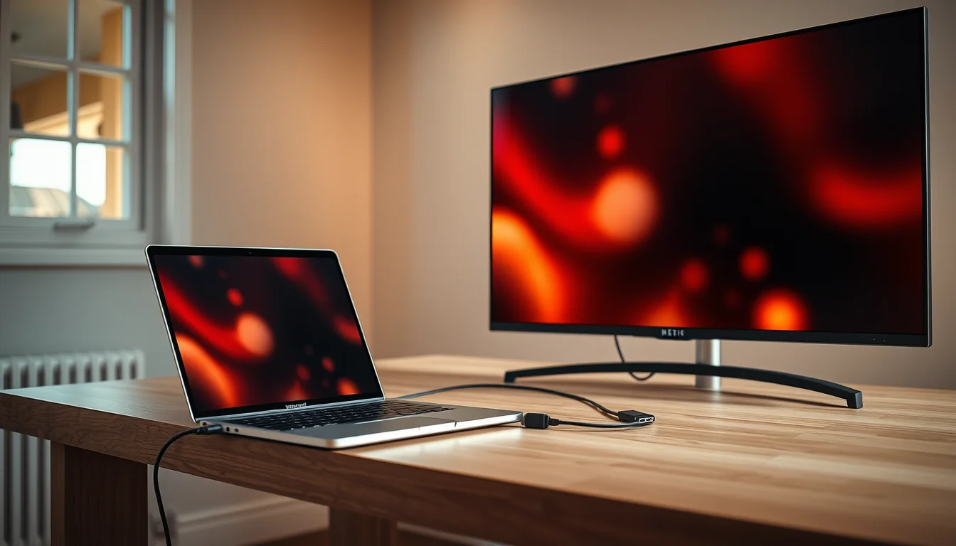 laptop HDMI TV connection