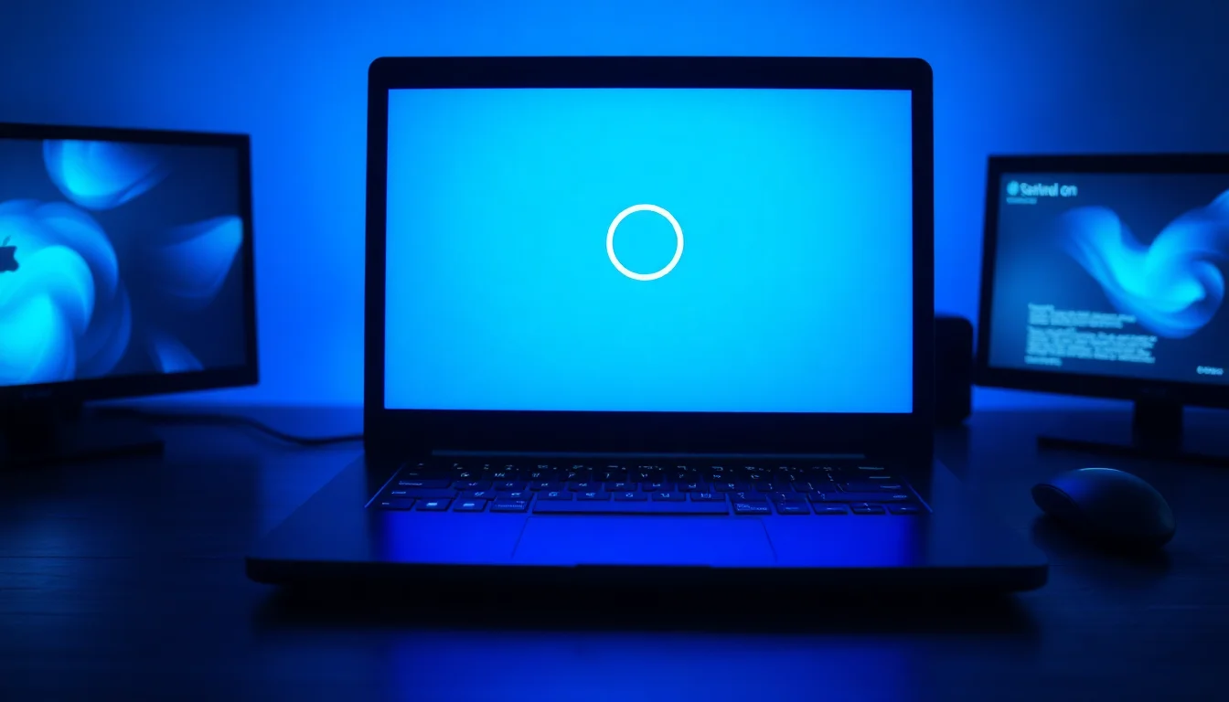 laptop stuck restarting