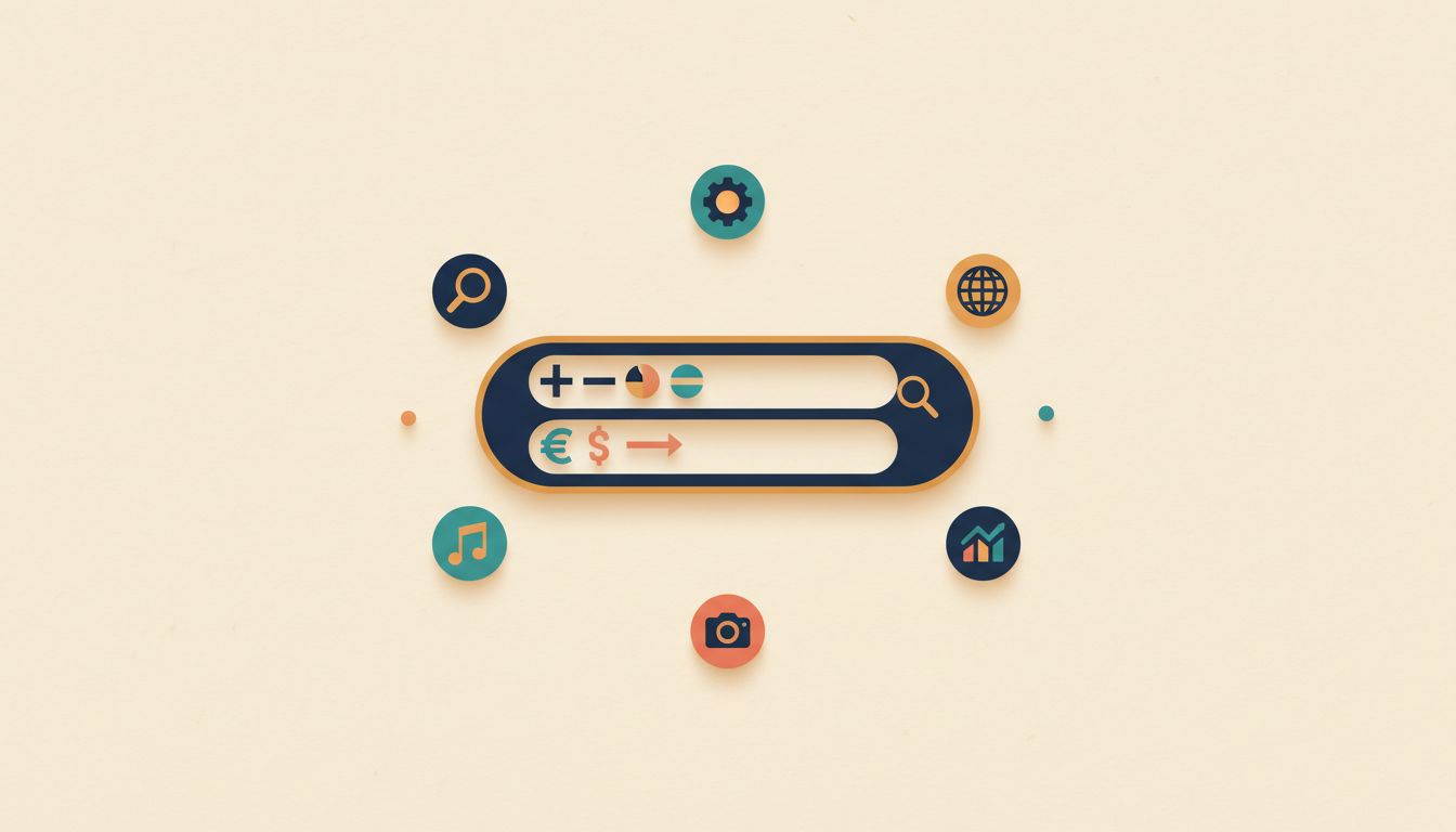 Use Spotlight as your calculator, converter, and app launcher