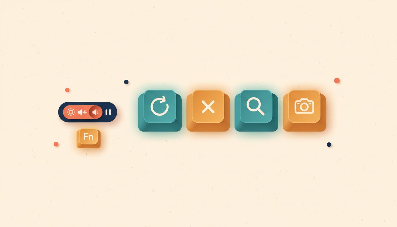 Switch function keys to standard F1 to F12 mode