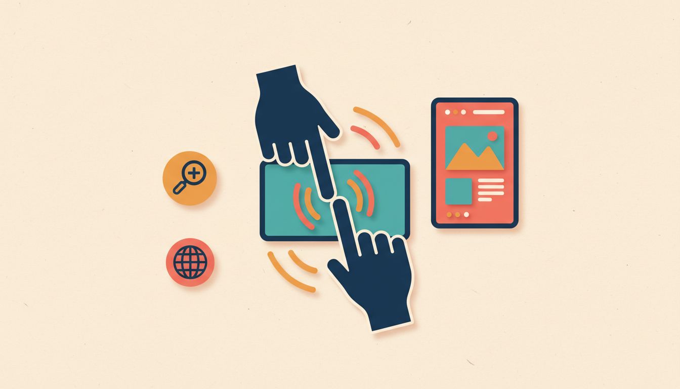 Pinch to zoom and use Smart Zoom with two fingers
