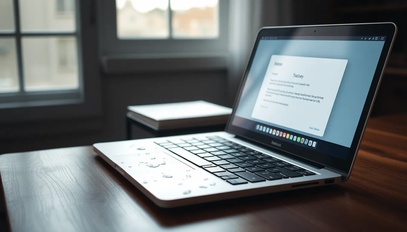 MacBook water damage repair