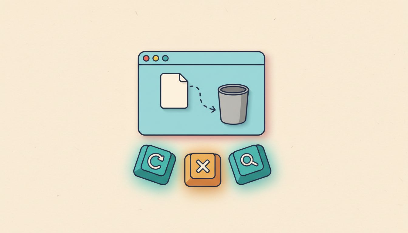 Delete Files and Empty the Trash Without Touching the Mouse