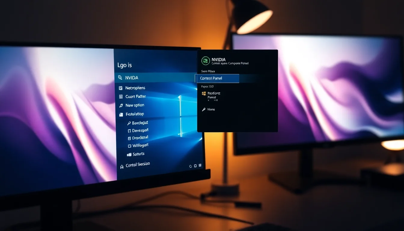 NVIDIA Control Panel missing right-click