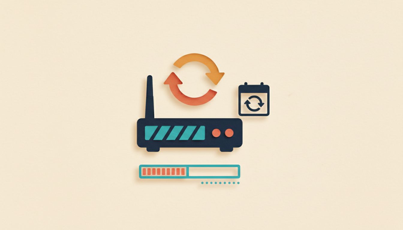 Keep Firmware Updated and Restart the Router Weekly