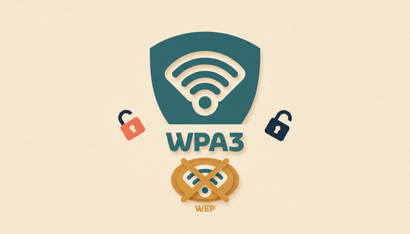 Upgrade Wi-Fi Security to WPA3 (or WPA2-AES at Minimum)