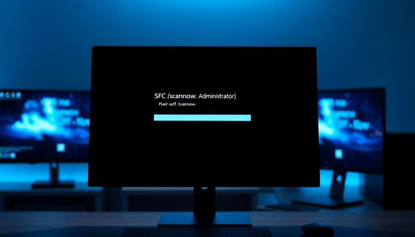 sfc scannow system file checker
