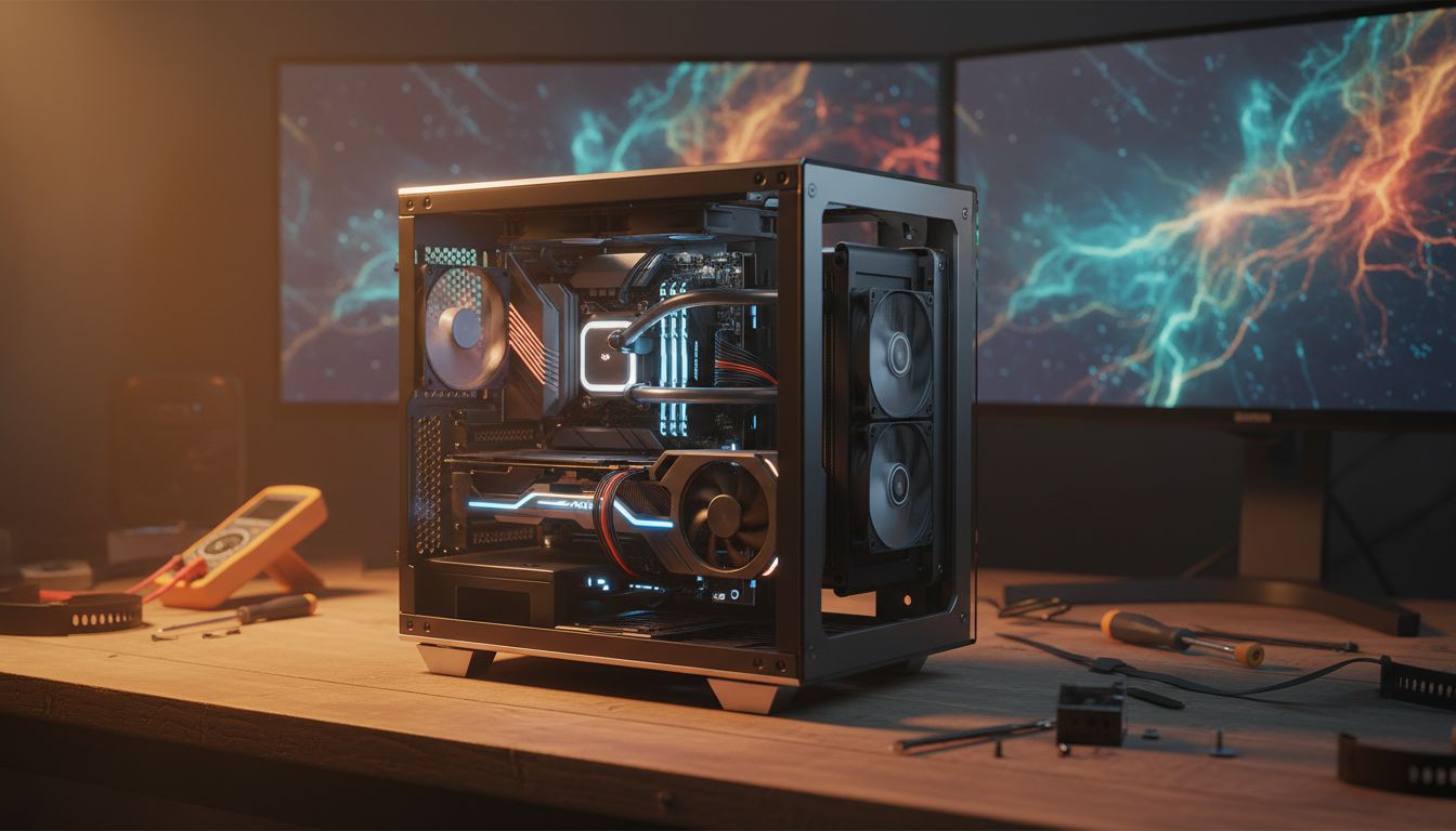 Vibox Gaming PC Bundle • AMD Ryzen 3 3200G 4.0GHz • Radeon Vega 8 • 16GB RAM • 1TB SSD • Windows 11 • 22" Monitor • WiFi • Black