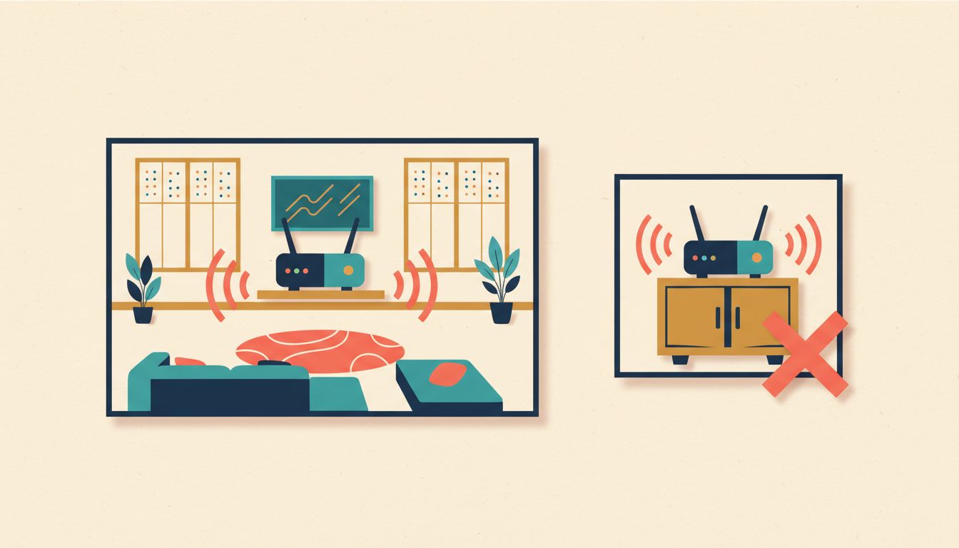 Sort your router's placement first