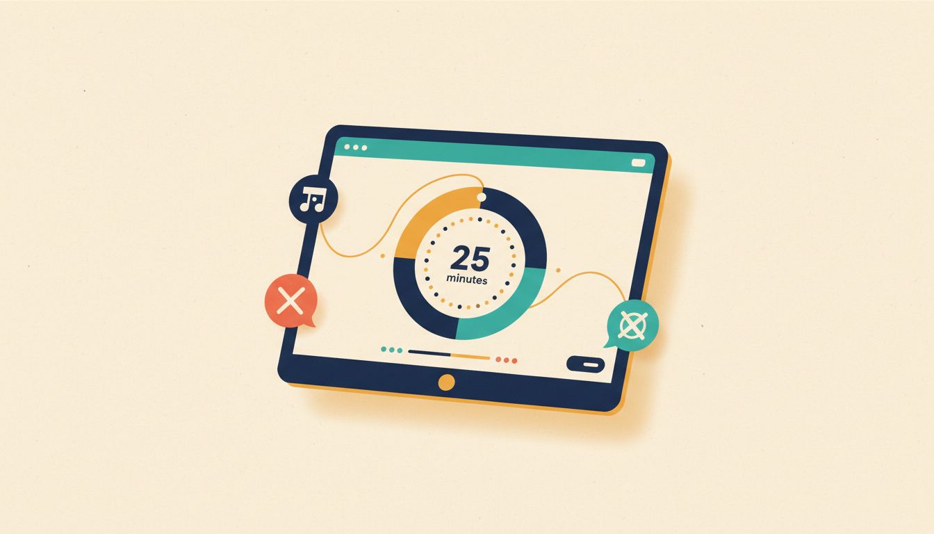 Try Focus Sessions in the Clock app for distraction-free work