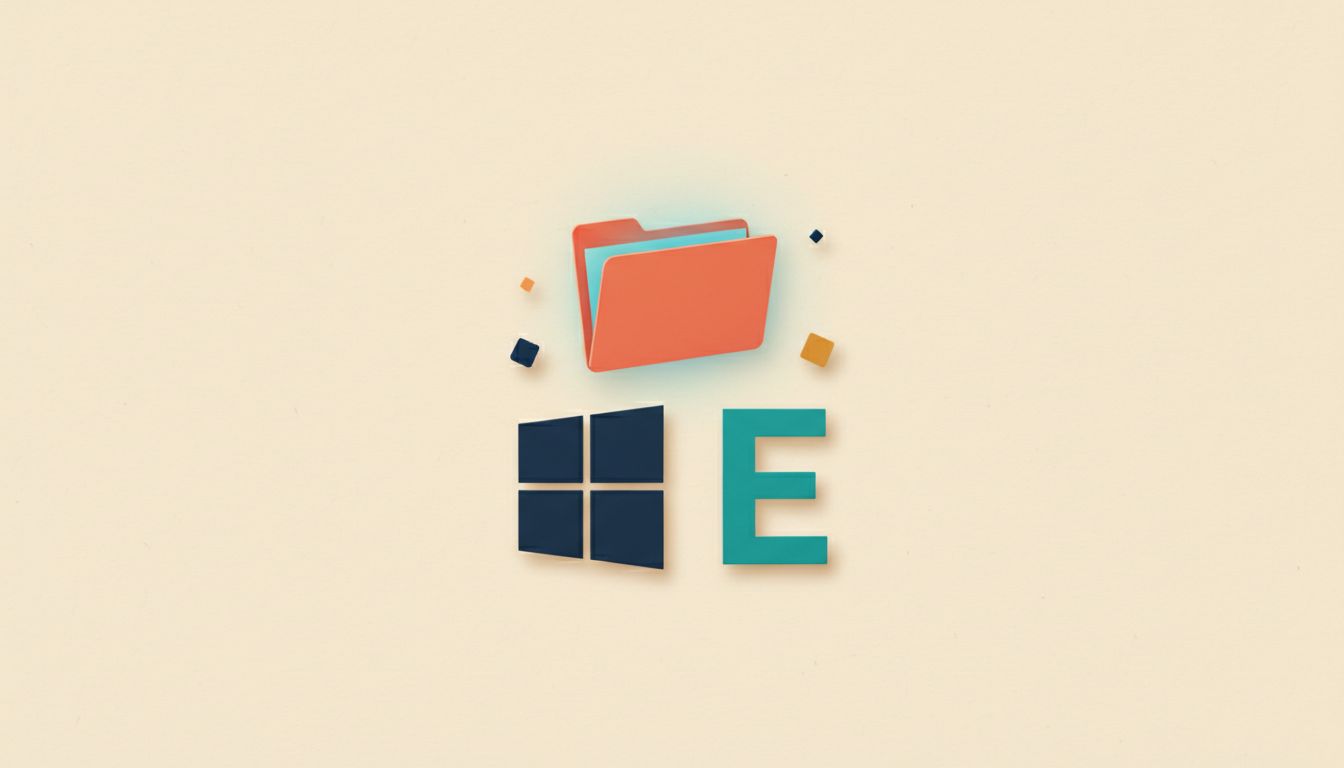 Open File Explorer without touching the taskbar (Windows key + E)