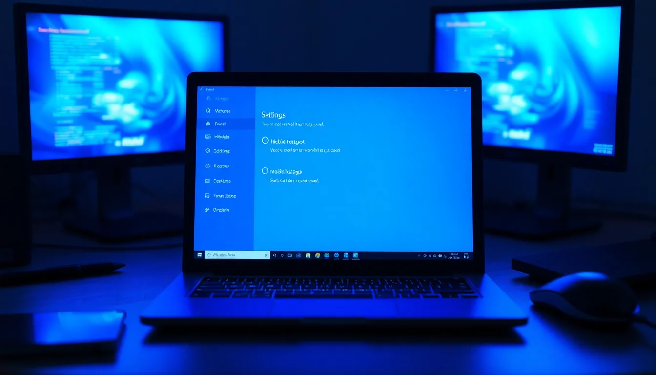 Windows 11 mobile hotspot not working