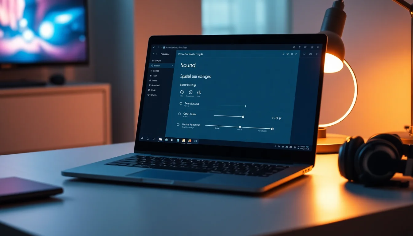 Windows 11 spatial audio headphones