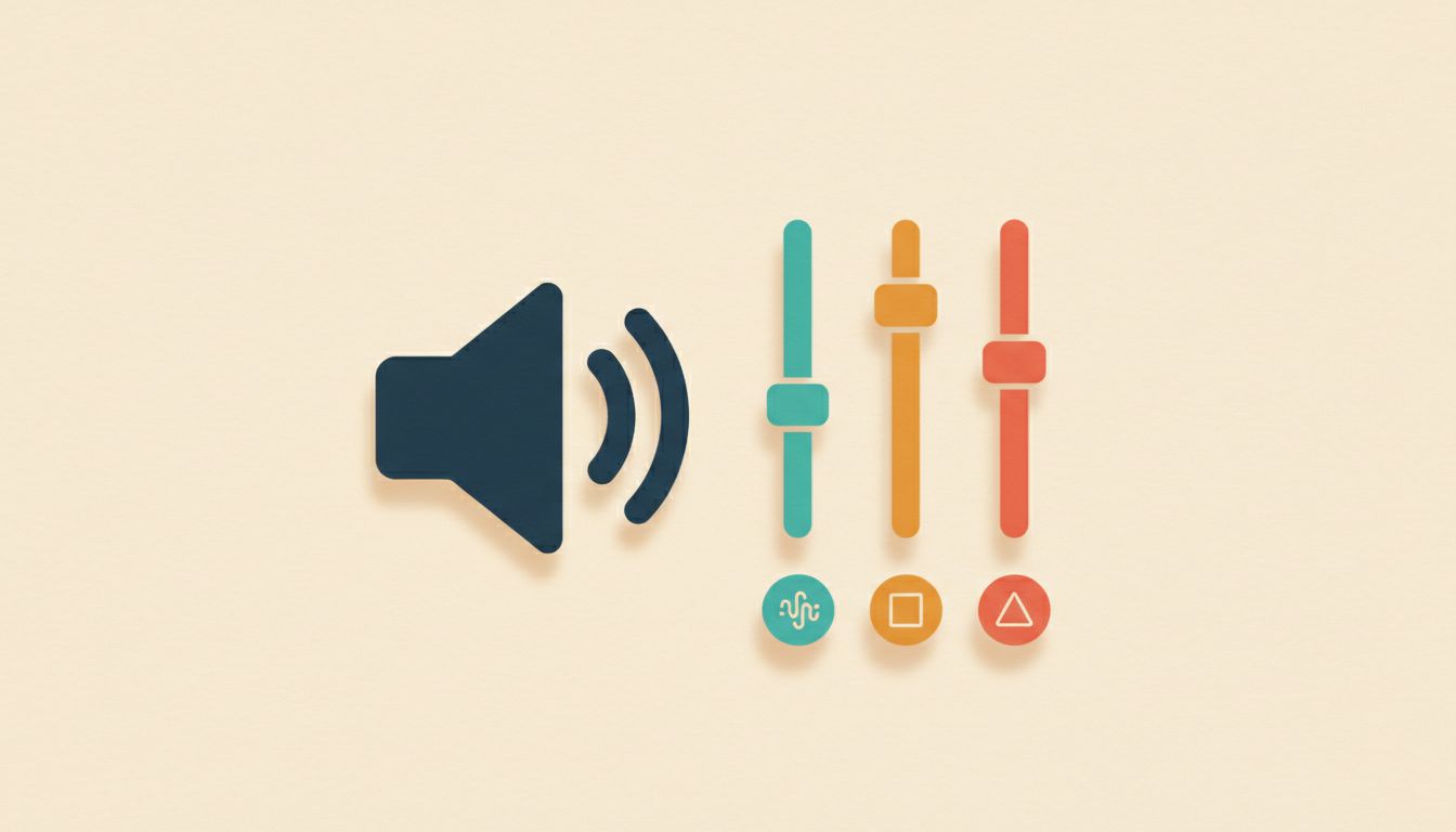 Control volume separately for each app using the built-in mixer