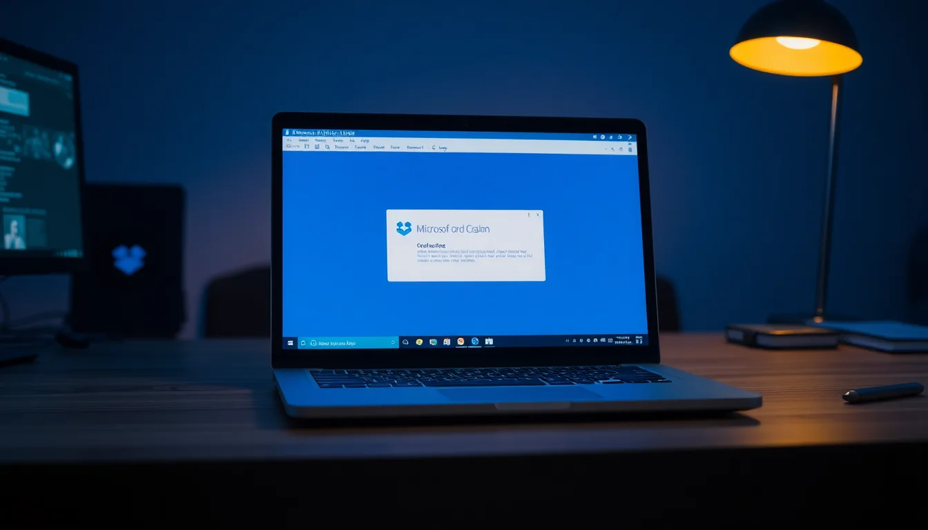 Word crash Dropbox recovery