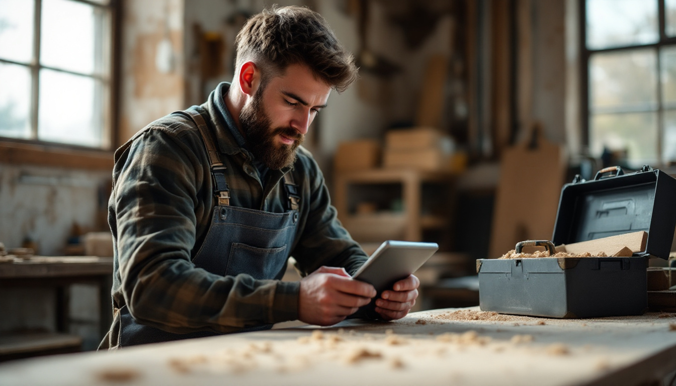 A tradesperson checking which of their web pages are listed on Google