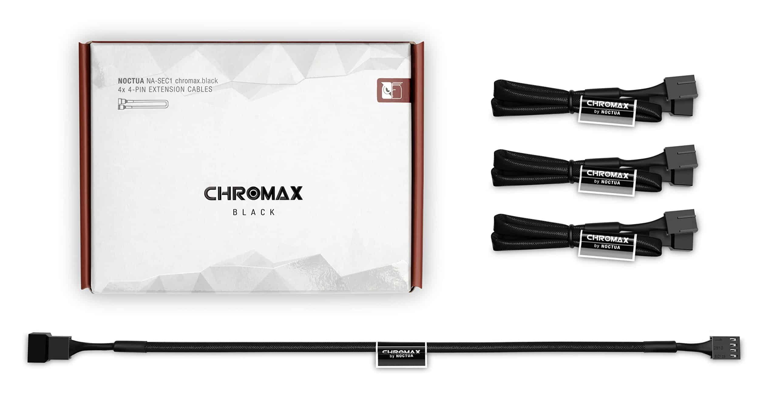 Noctua NA-SEC1 chromax.black Extension Cables